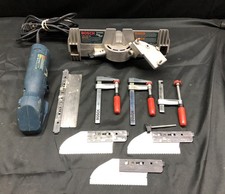 Bosch 1640VS Fine Cut Saw W/FS2000 Miter Table Blades Clamps And Cas (CLN072170)