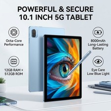 10.1 Inch 5G Tablet Support For 1412GB RAM 51...