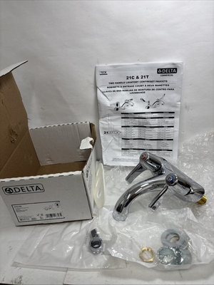 #ad #ad DELTA 21C133 ChromeDeltaDelta Commercial 4” Center setLess Pop Up $66.74