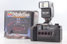   MINT in Box  Nishika N8000 3D Quadra Lens Camera Twin Light Flash From JAPAN