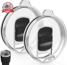 2 Pack 30 oz Tumbler Magnetic Lids for Yeti, Replacement Lids fit for Yeti Rambl