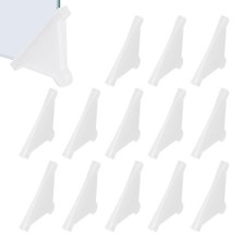 68x5 mm Plastic Triangle Corner Protector, 60 Pcs Glass Corner Protectors, White