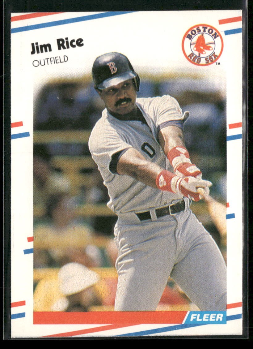 1988 Fleer #361 Jim Rice Boston Red Sox