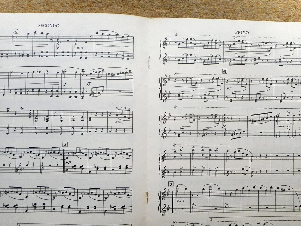 THE SLEEPING BEAUTY WALTZ - Tschaikowsky arr Geehl: Piano duet (4 hands) 14pgs - Image 3 of 4