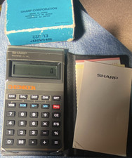 Sharp EL-322 Vintage Checkbook Calculator wit...