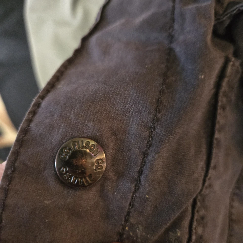 Filson Lightweight Cruiser Jacket, Coat  Med Black Vintage Made In USA  - Image 3 of 4