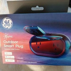 GE Cync Outdoor Smart Plug, Works with Alexa and Google, Matter Compatible NEW