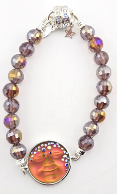 miracleマントルピース Kirks Folly Mystic Goddess Seaview Moon Beaded Magnetic Bracelet