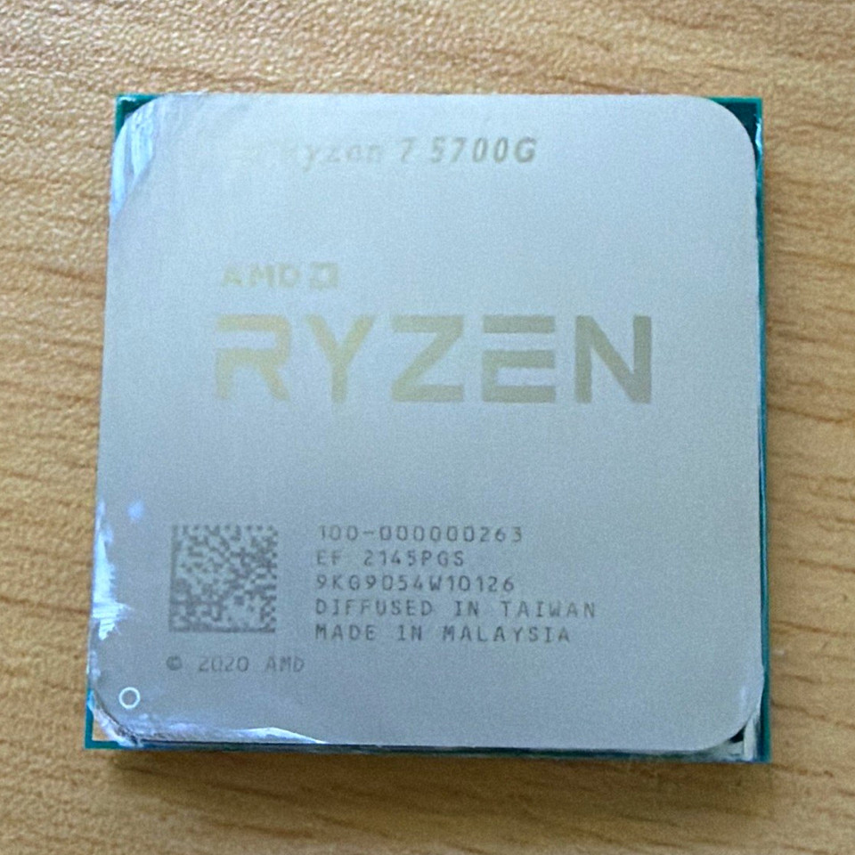 AMD Ryzen 7 5700G 8-Core Socket AM4 3.8GHz Processor CPU MPN 100 ...