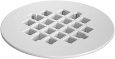 Replacement Shower Strainer,4.25in,White