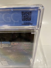 GLOSS NES-GP Donkey Kong 2nd Print feat. Jumpman Mario CGC 8.0 CiB NOT SEALED