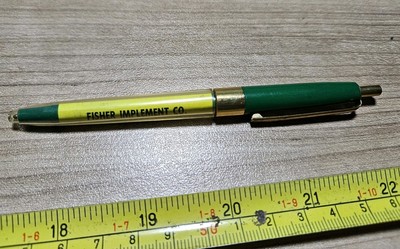 Vintage Fisher Implement Co Eugene Oregon John Deere Advertising Pen