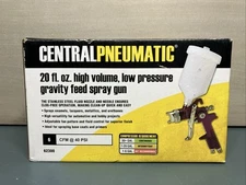  20oz Spray Gun - High Volume Low Pressure Gravity Feed Paint Sprayer SHIPS FREE