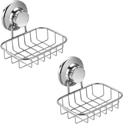 Suction Cup Soap Holder, Soap Dish Saver Tray Bar Soap Sponge Holder for Shower,