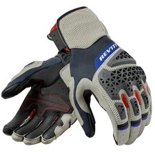 Revit Sand 5 Gloves Genuine Leather Mesh Textile Touch Screen Motorcycle Racing