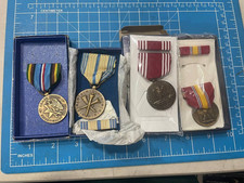 4 medals Armed Forces Expeditionary Reserve Service Good Conduct National Defens