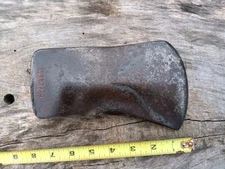 Vintage Evansville Beveled Single Bit Axe Head 3 Lbs 6 Oz
