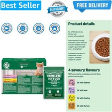 Complete Wet Food for Kittens, Mixed Selection in Jelly, 1.2kg 12 pouches of ... 0.35 per kilo