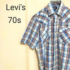Levi's Men Used Western Shirt Vintage 70S Vhtf Vintage Limited Edition Rare Mode