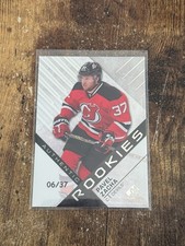 2016-17 UD SP Game Used #102 Pavel Zacha RC /37 True Rookie