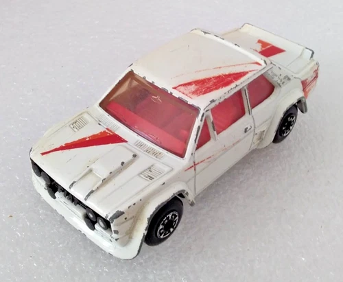 Vintage Matchbox Fiat Abarth Diecast Model Car, Lesney England 1982 1:53