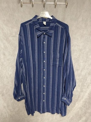 mens 5xlt dress shirts Mens Size 5XLT Dress/Casual Shirt, LIGHT BLUE, 100% Cotton, Oxford Style5XL  TALL