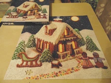 Vintage Springbok The Magical Ginerbread House Puzzle 500 Piece Missing 2 Pieces