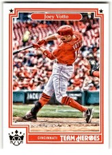 Joey Votto 2019 Panini Diamond Kings Team Heroes #TH-24 Cincinnati Reds