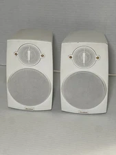 Boston Acoustics Micro90x Satellite Speaker Pair White Tested Great Sound