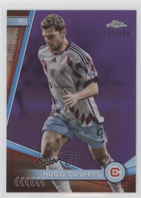 2024 Topps Chrome MLS Purple Refractor 111/199 Hugo Cuypers #16 Rookie RC 0nr3