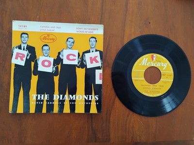 The DIAMONDS EP FAITHFUL AND TRUE +3 Doo Wop Rock - FR 1957 MERCURY 14189