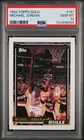 1992 Topps Gold Michael Jordan #141 PSA 10