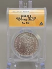 1891-CC Morgan Silver Dollar $1 - ANACS AU53