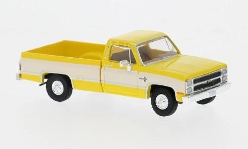 1 87 BREKINA PLAST Chevrolet C 10 Yellow/White 1982 BRE19655 Modellbau