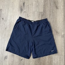 Vintage Nike Challenge Court Shorts Mens XL Andre Agassi Tennis Blue Pockets 90s