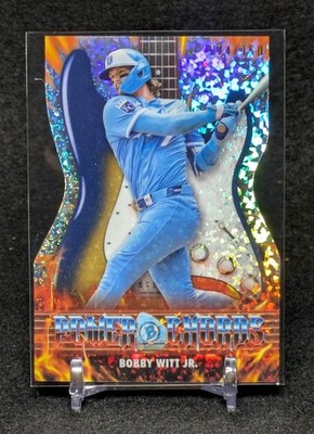 2026 Bowman Chrome Bobby Witt Jr Power Chords Mini-Diamond SN Refractor /150