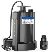 Bomba sumergible autom tica 1/3HP 2160GPH con adaptador manguera