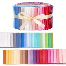 1bag 40 Sheets Cotton Fabrics Craft Supplies Rectangle Mixed