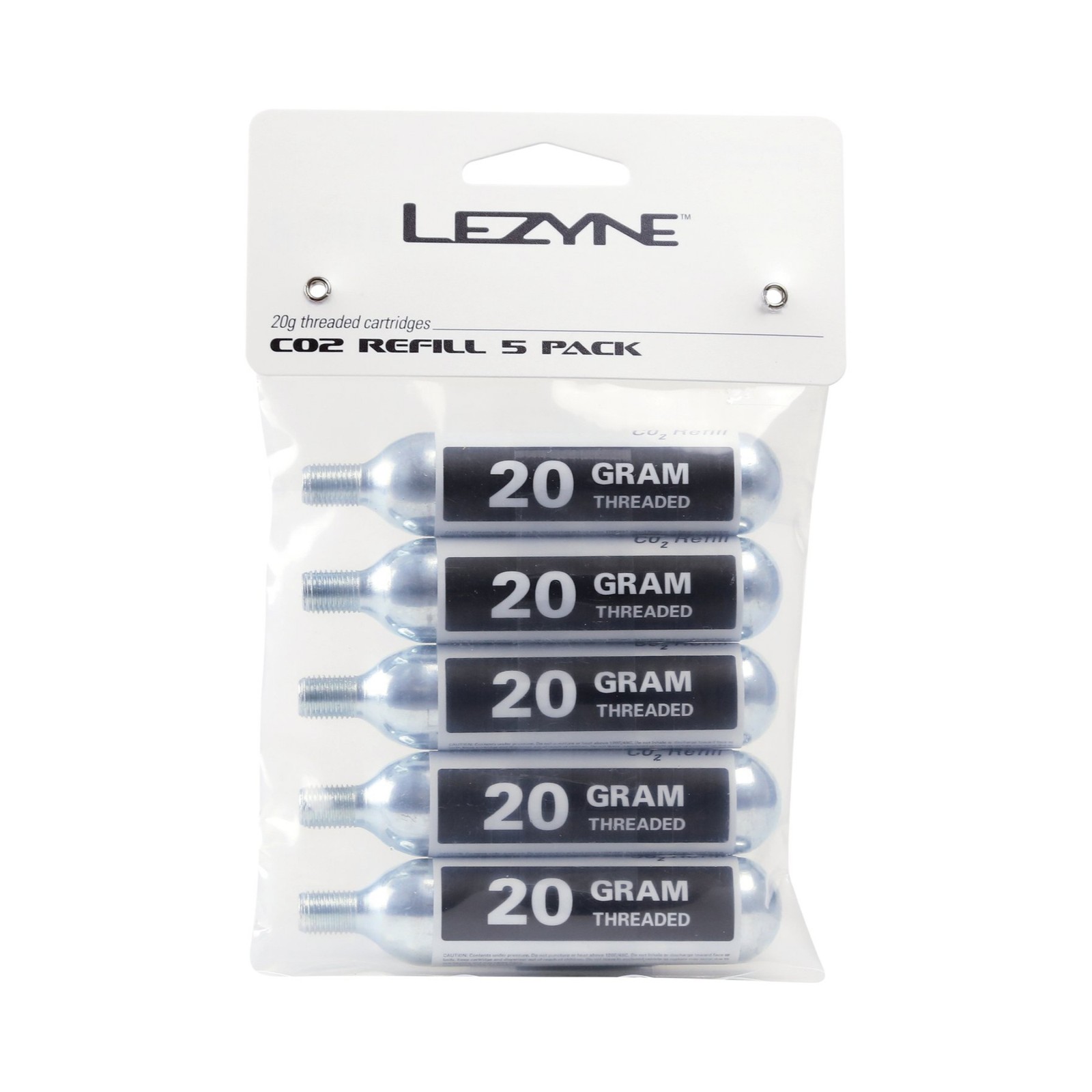 Lezyne CO2 Threaded Cartridge 20g For Cycle / Bike / Cycling Tyre Inflator Pump