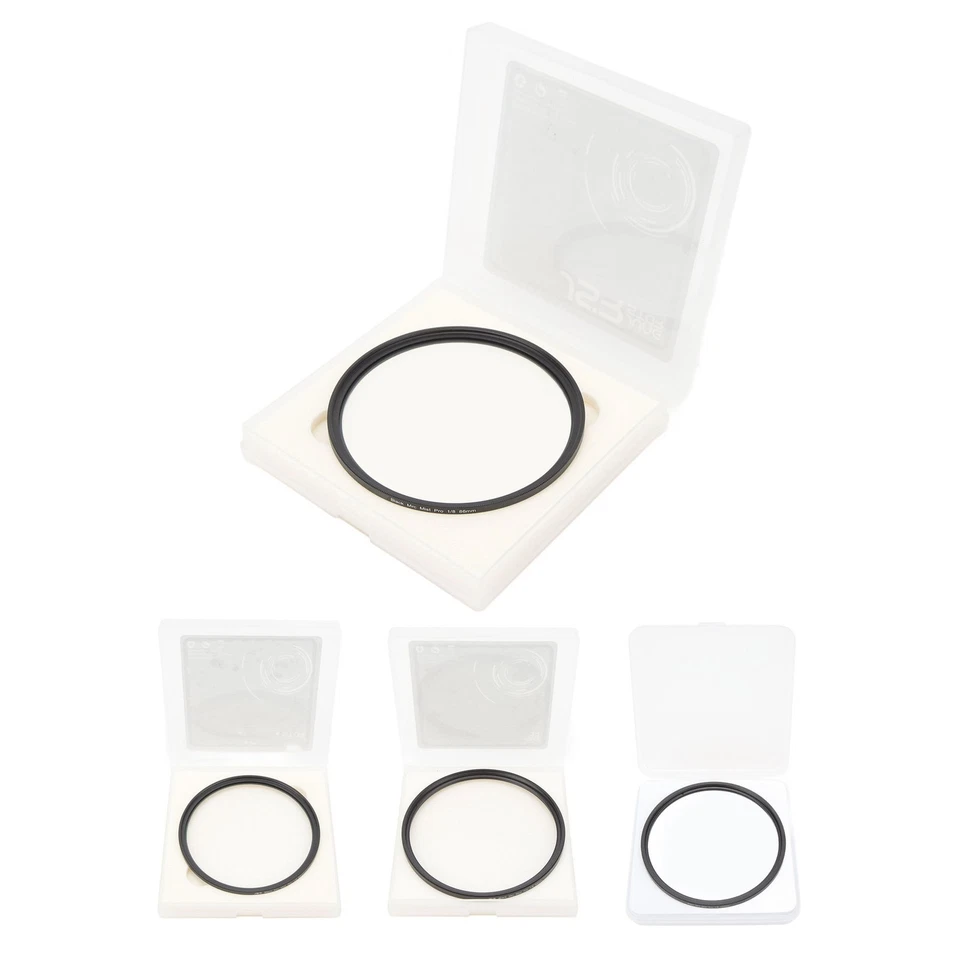 Black Soft Filter Black Diffusion 1/8 Lens Filter Kit Optical Glass Portrait - Image 3 of 4