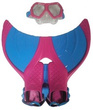 Body Glove Mermaid Monofin with Mask Mermaid Linden Pink/Blue