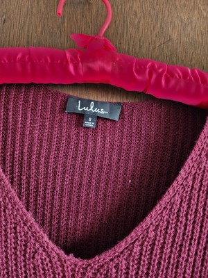 burgundy v neck sweater dress Lulus Knit Women’s Size S Long Sleeve Cozy Fall Topshop petite Broderie tiered VENDOR COLOR-SURF BLUE Size:41-44 Discover the perfect blend