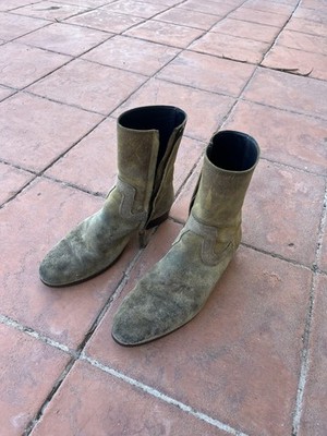 Barbanera Cash Suede Cuban Heel Boots US size 9