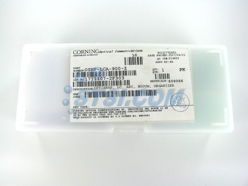 PARTIAL Corning Optisnap LC SM APC Fiber Connector 21pk OSNP-LCA-900-Z ~STSI - Picture 2 of 2