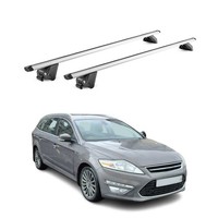 DachträGer GrundtäGer FüR Ford Mondeo Kombi 2014-2022 100Kg Alu Silber 2Tlg Abe