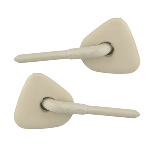 Sun Visor Fixed Clip Front Kit Left&Right Plastic Replacement Set 1 Pair - Picture 6 of 24