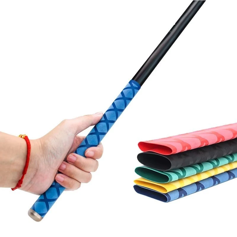 Tubo envolvente termorretráctil antideslizante 0,2 M/1 M caña de pescar hágalo usted mismo mango de 5 colores, Foto 2 de 4