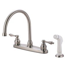 Kingston Brass KB72.AL Vintage 1.8 GPM Standard Kitchen Faucet - - Nickel