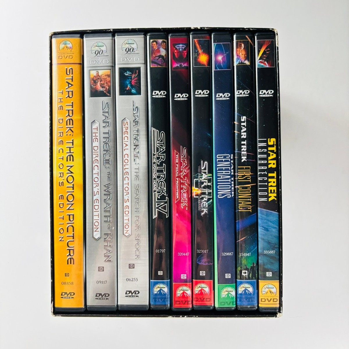Star Trek The Motion Pictures DVD Collection 2002 Widescreen Box
