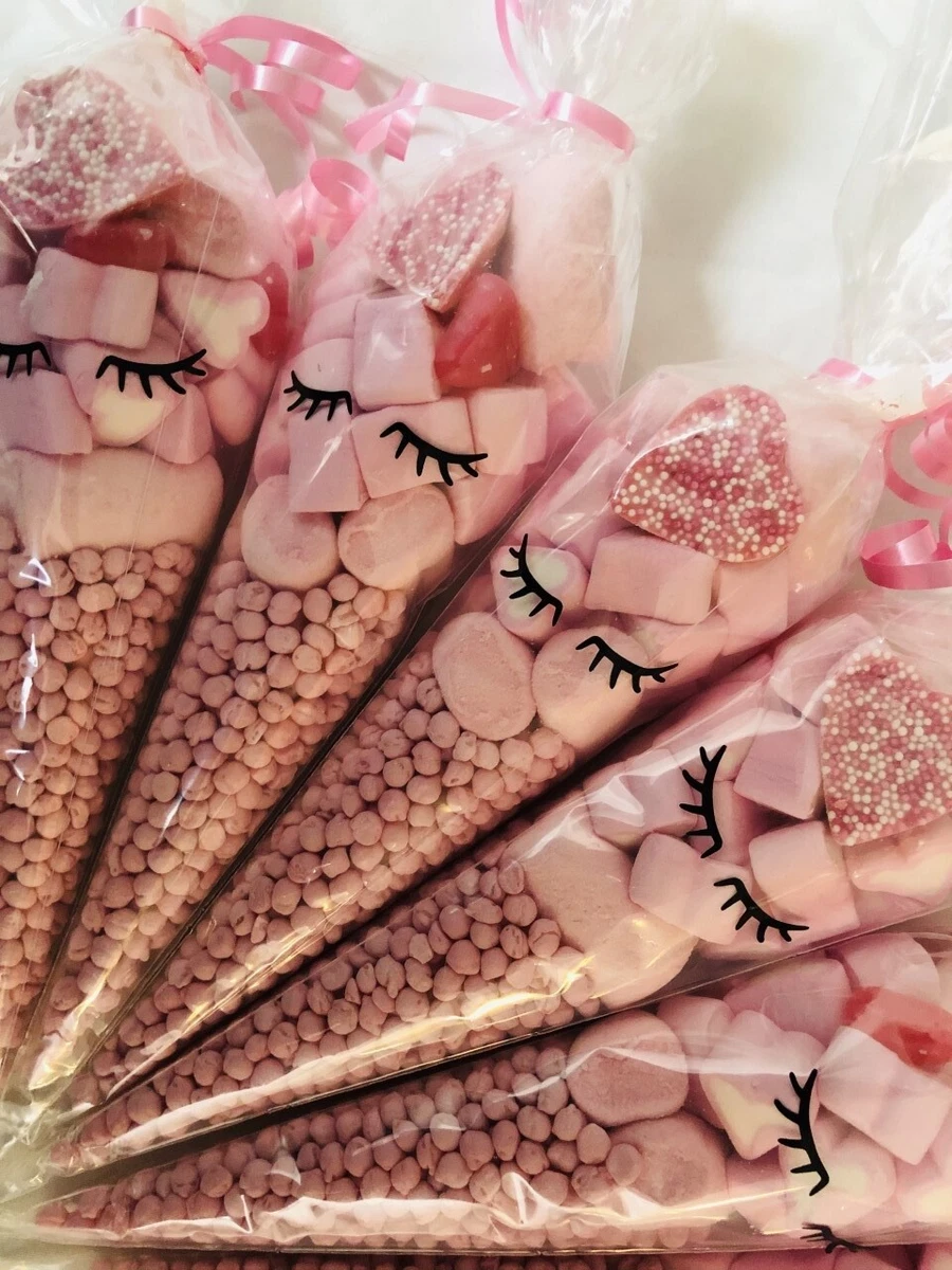 Pink Sweet Cones Eyelashes Eyelash Candy Sweets Party Pre